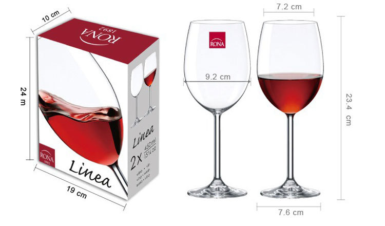 捷克RONA水晶葡萄酒玻璃杯