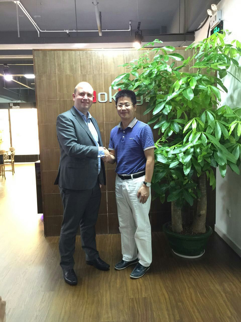 Dalebrook銷售總裁訪問道勤 Dalebrook銷售總裁訪問道勤