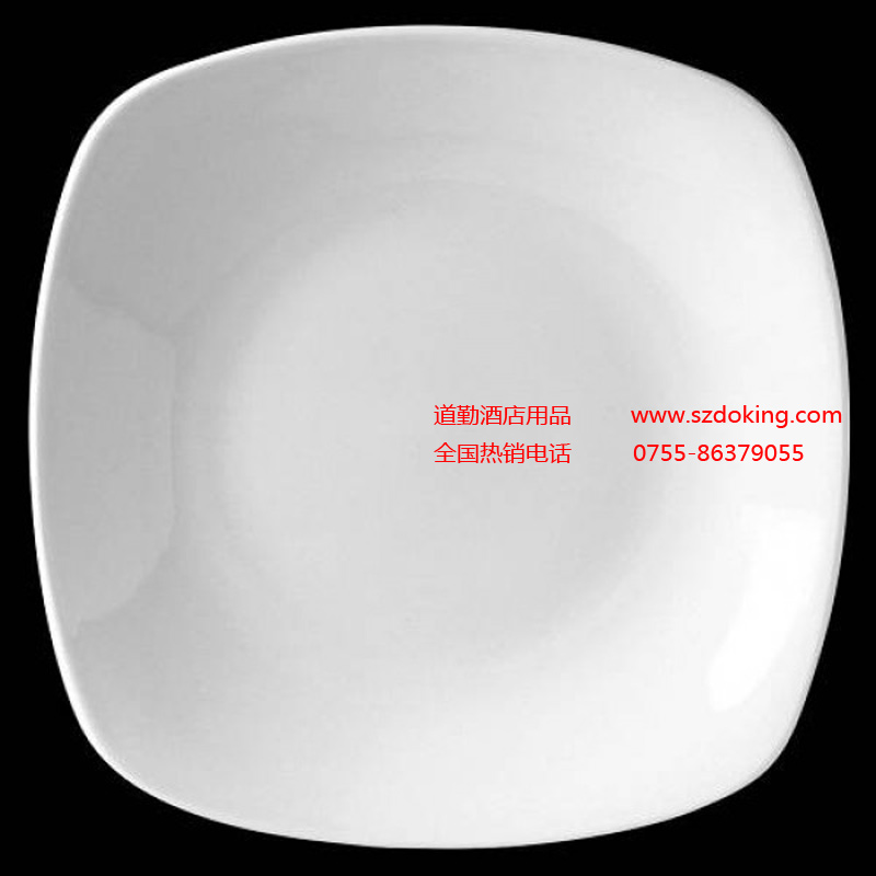 9001C082 英國Steelite 西餐陶瓷方形展示盤
