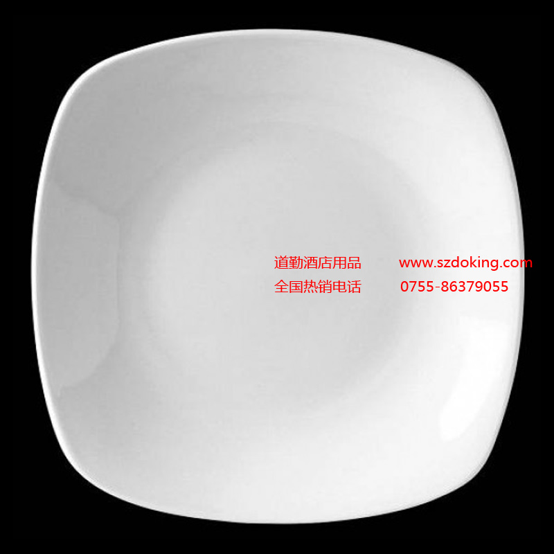 9001C084 英國(guó)Steelite 西餐陶瓷方形展示盤(pán)