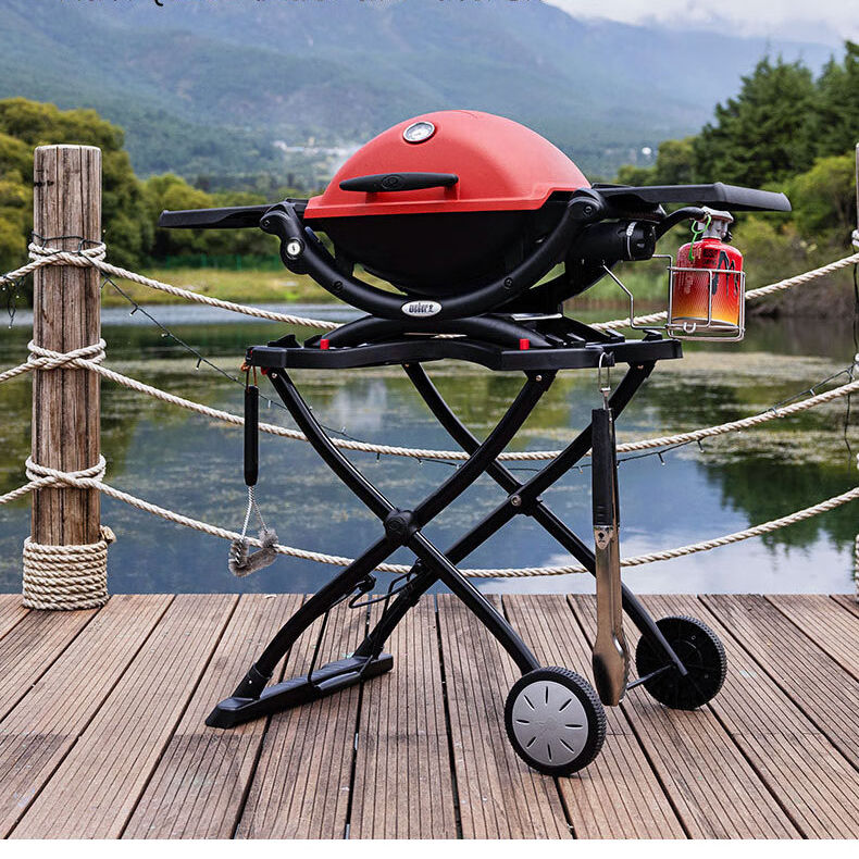 威焙(weber) 野炊野營戶外爐具燃?xì)饪緺t便攜家用戶外燒烤爐鑄鐵烤盤燜烤BBQ 單爐(不含推車) 威焙(weber) 野炊野營戶外爐具燃?xì)饪緺t便攜家用戶外燒烤爐鑄鐵烤盤燜烤BBQ 單爐(不含推車)