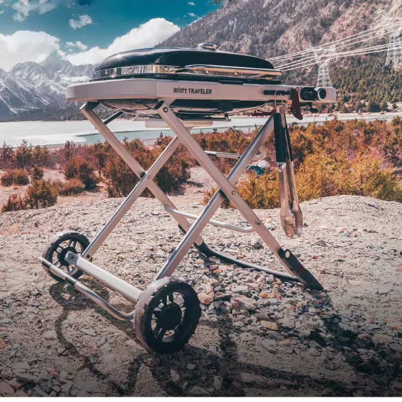 weber Traveler威焙探享家戶外燃?xì)鉄緺t家用庭院便攜式燒烤架 weber Traveler威焙探享家戶外燃?xì)鉄緺t家用庭院便攜式燒烤架